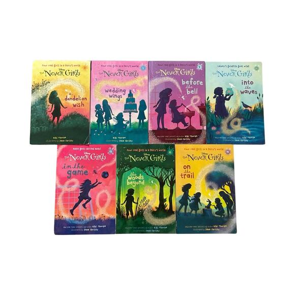 The Never Girls - Lot of 7- Disney Fairies - Chapter Books / Paperback Book - Picture 1 of 8